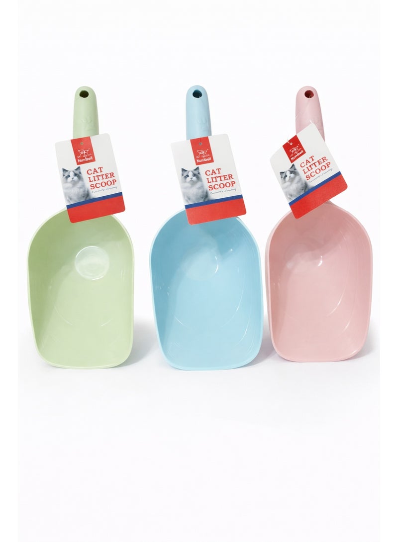 Nunbell Cat Litter Scoop, Pastel Colors